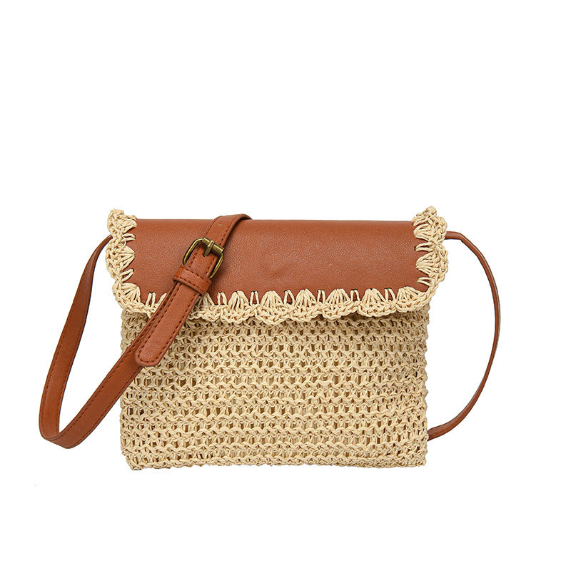 Women's Straw Beach Crossbody Bag