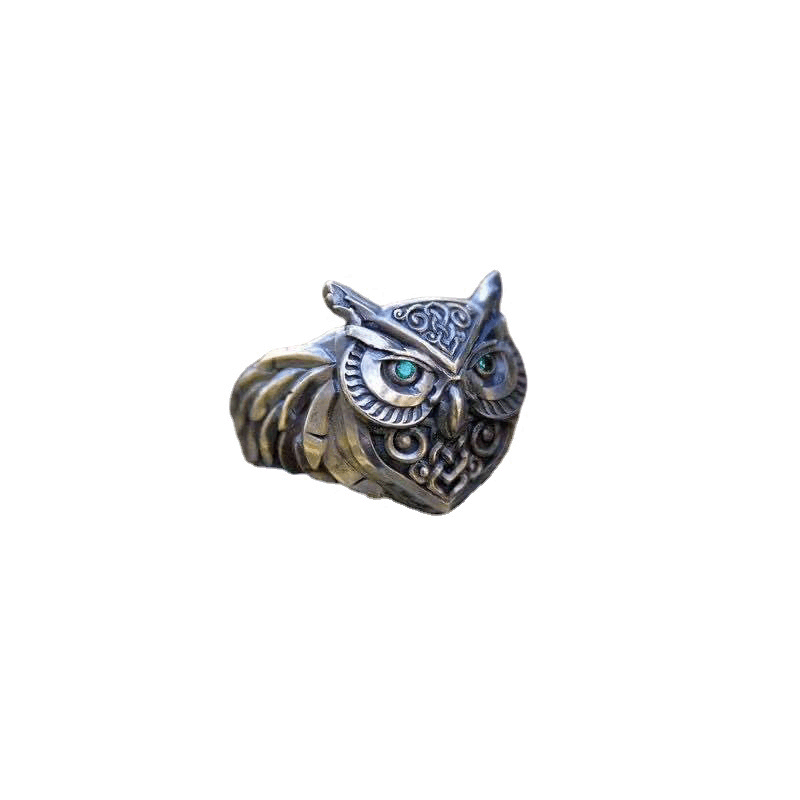 New Vintage Animal Owl Ring