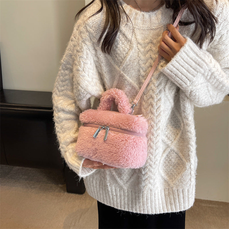 Lamb Wool Niche Plush Women's Bags