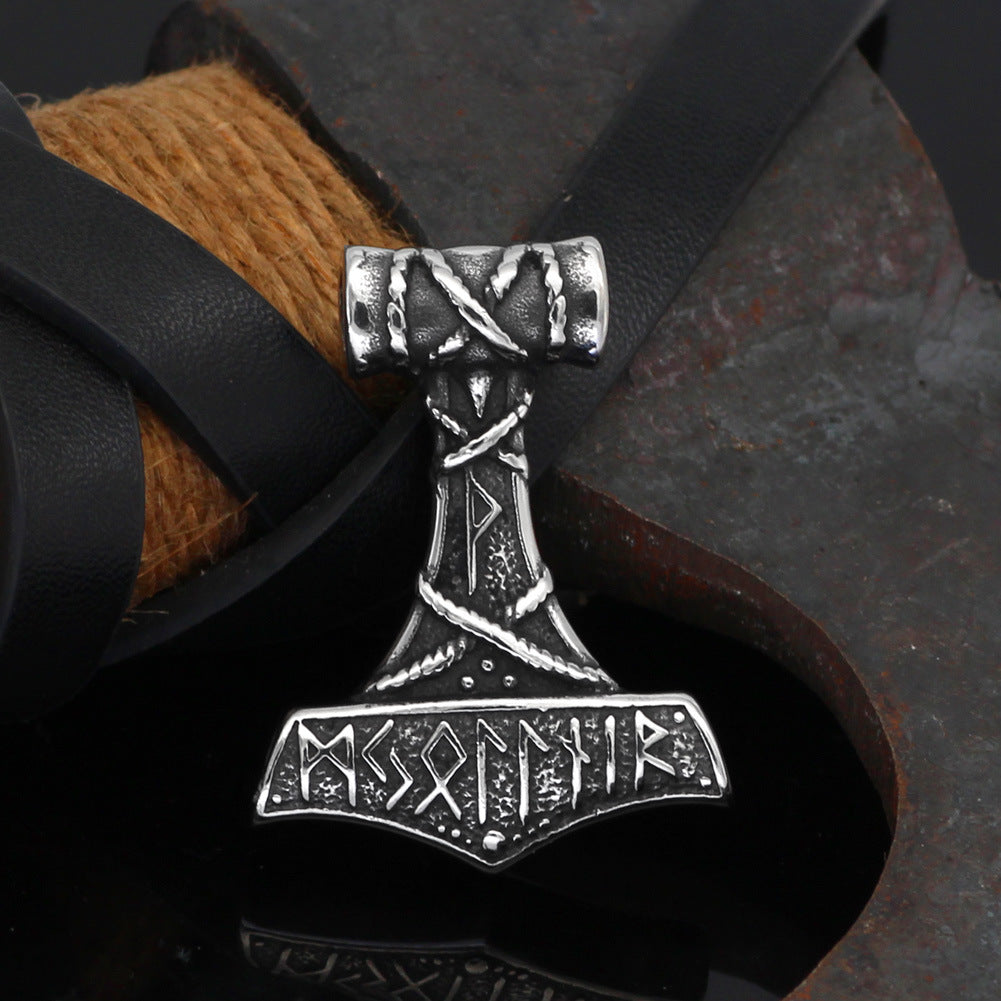 Hammer Pendant Necklace For Men