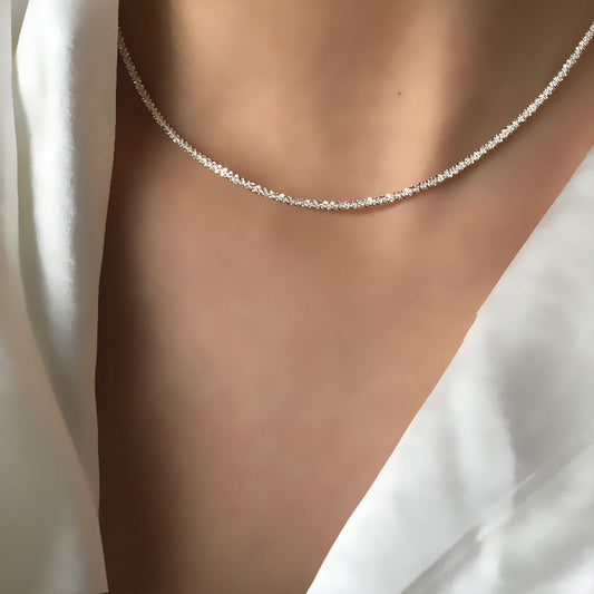 Starry Sky Collar Moon Diamond-embedded Niche Necklace For Women