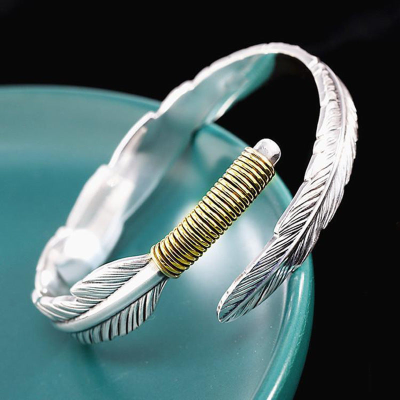 Retro Feather Men's Bracelet