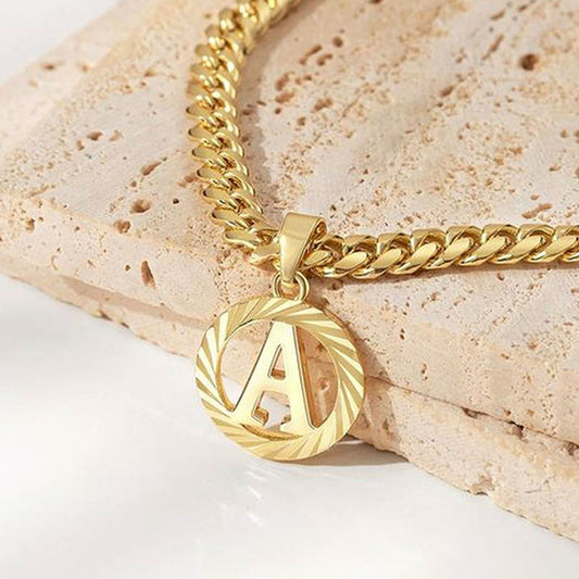 Simple Style Round 26 Letter Necklace