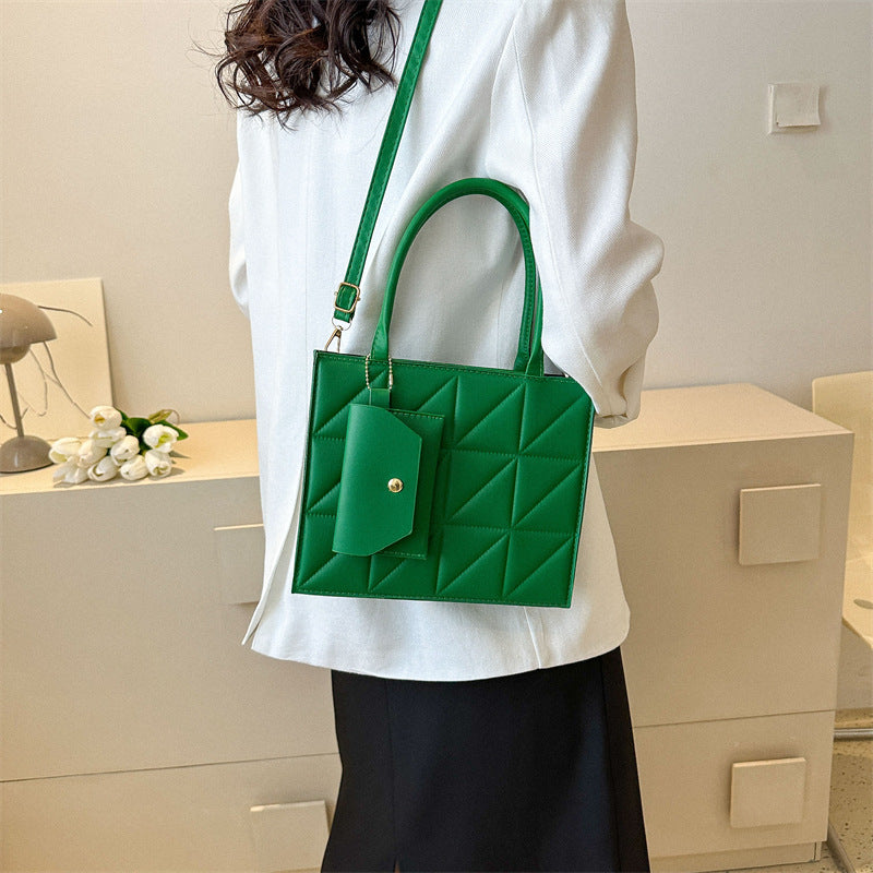 Simple Elegant Shoulder Small Square Bag