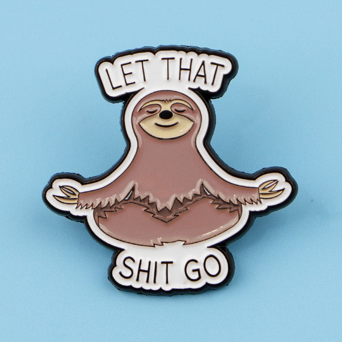 Brooch Cartoon Golden M Badge