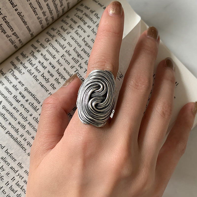 Petunia Vintage 925 Sterling Silver Ring