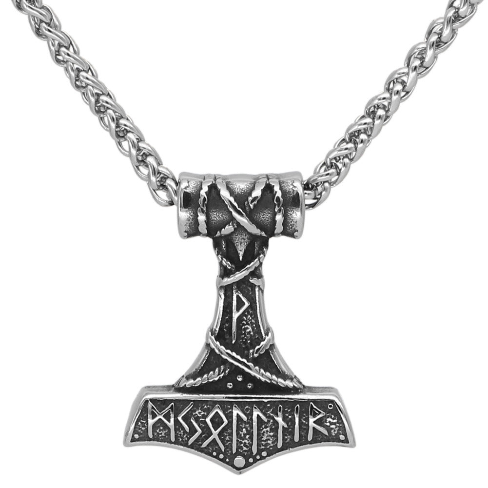 Hammer Pendant Necklace For Men