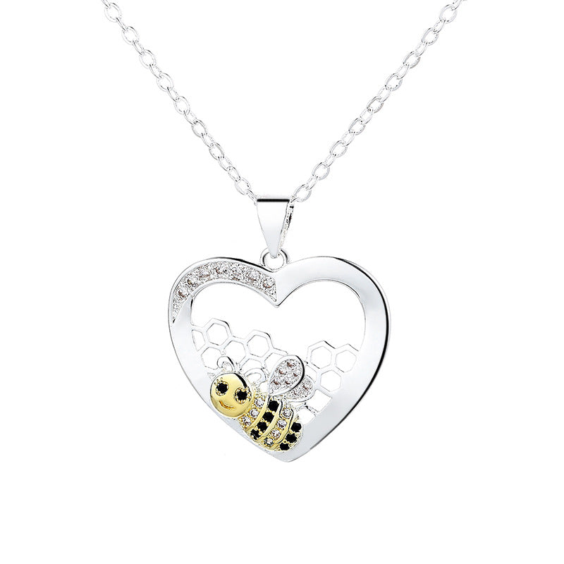 Bee Hive Pendant Necklace