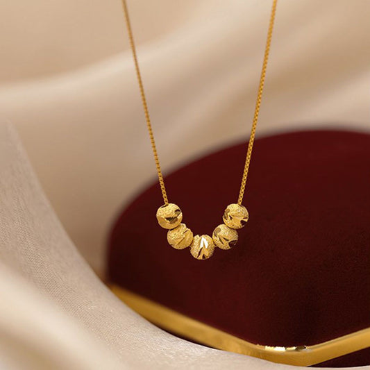 Five Blessings Lucky Beads Necklace