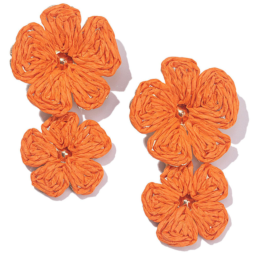 Handmade Flower Earrings