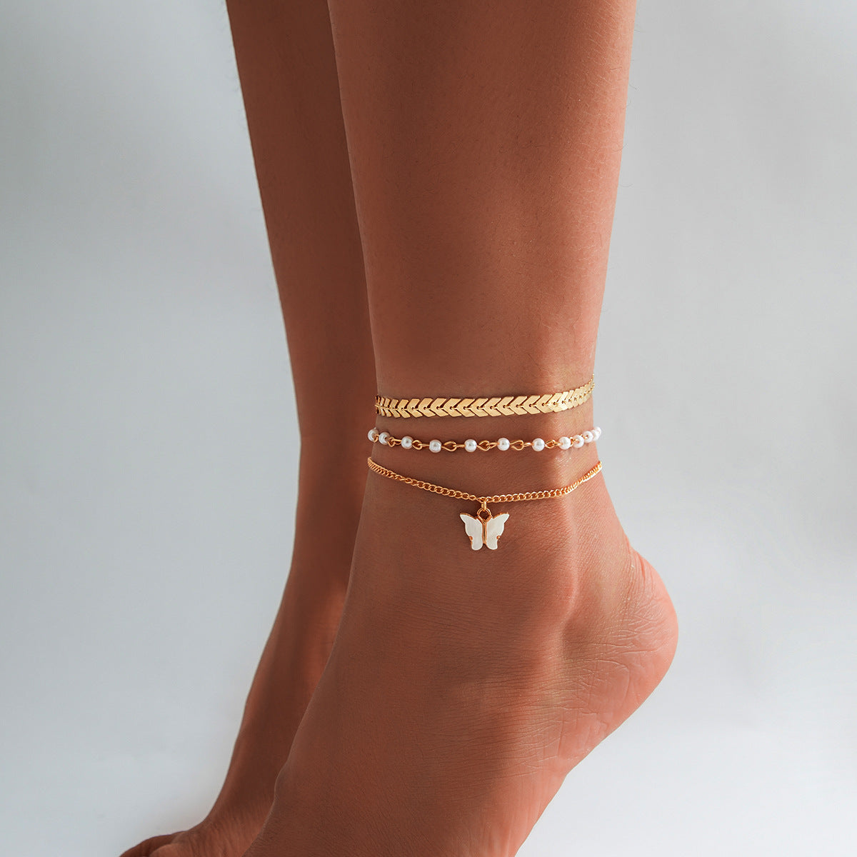 Beach Star Tassel Anklet