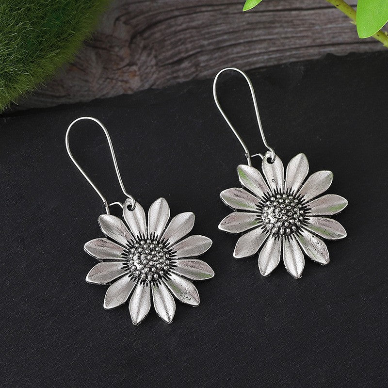 Sunflower Eardrops Earrings