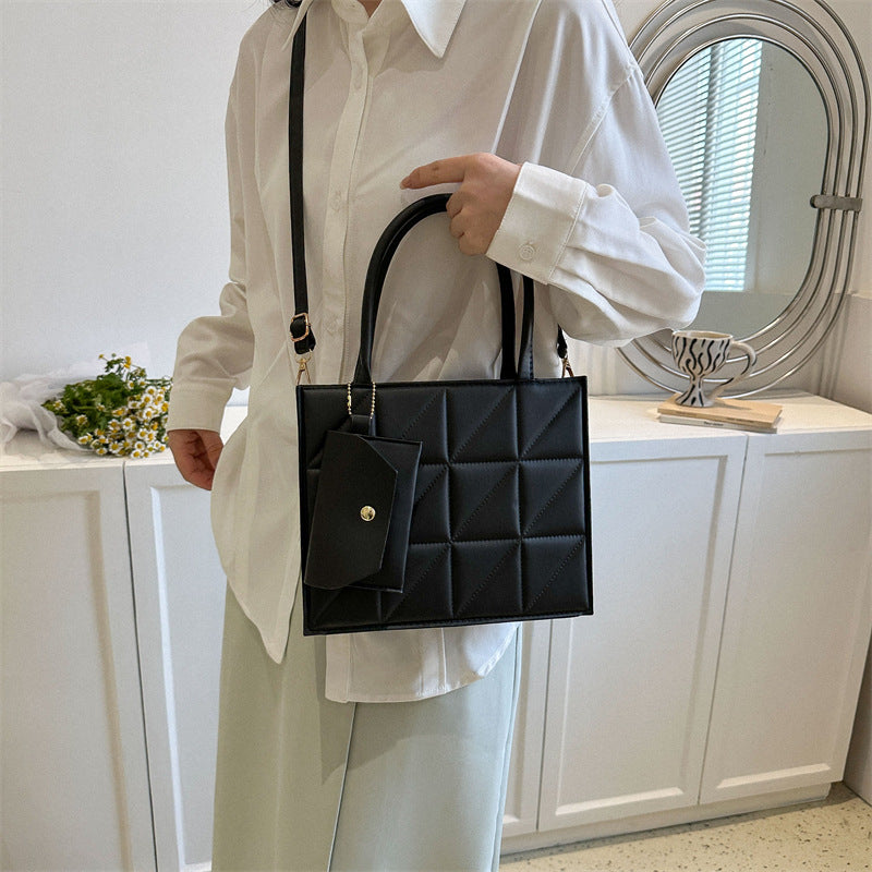 Simple Elegant Shoulder Small Square Bag