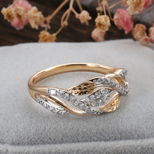 Socialite Temperament Copper Plating Ring