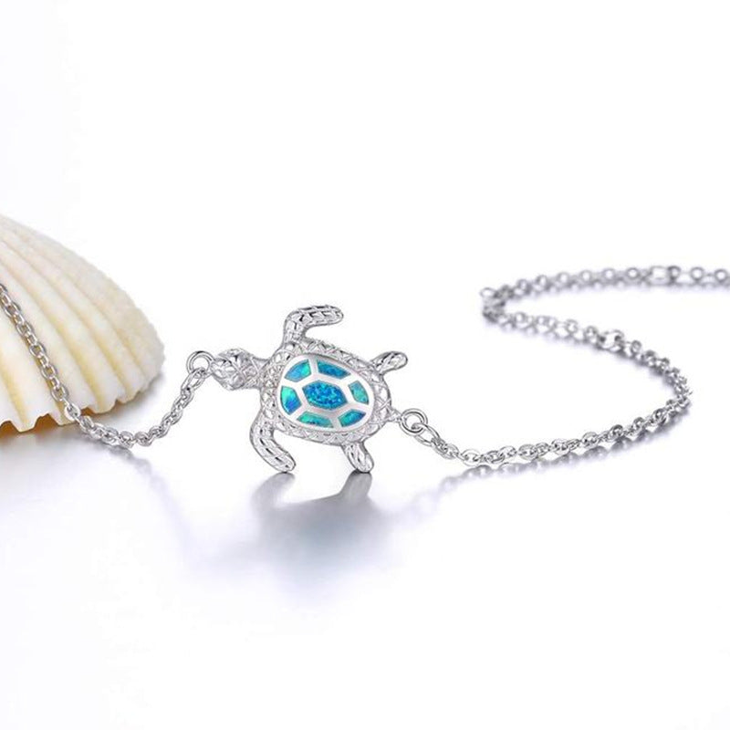 Hawaii Ocean Turtle Anklet