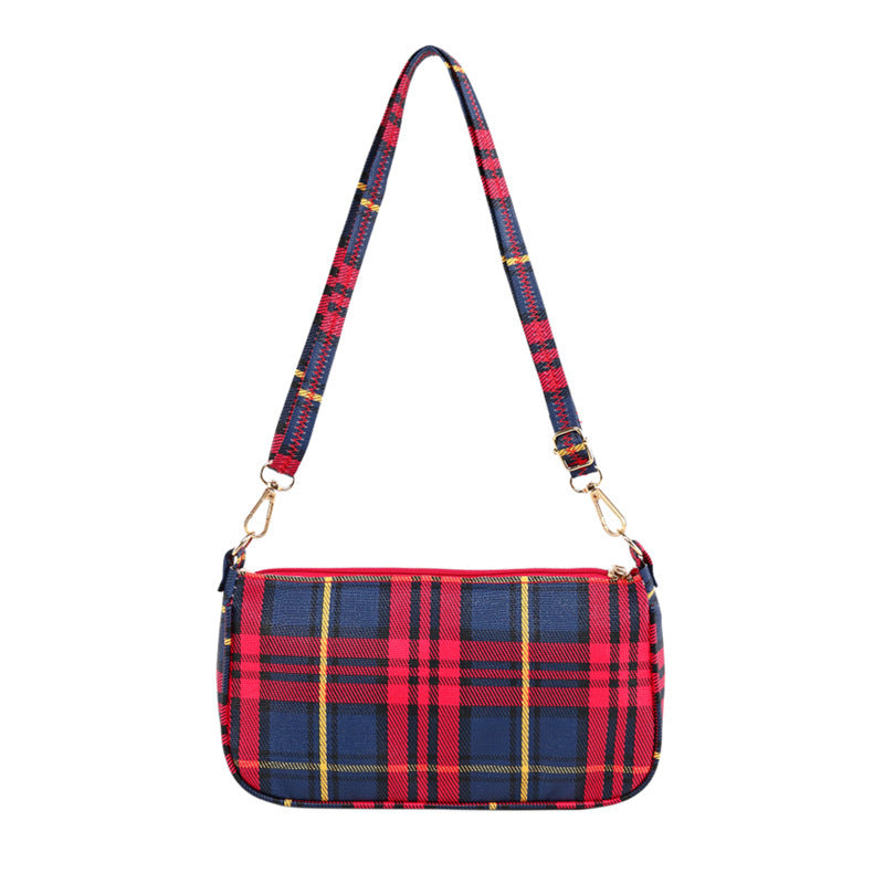 Cute Plaid Shoulder Bag