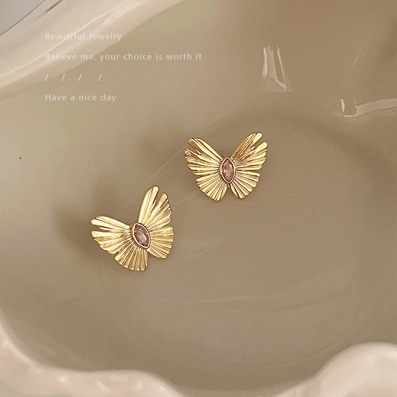 Retro Style Elegant Ear Studs