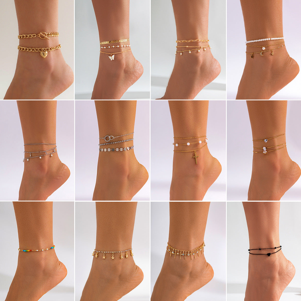 Beach Star Tassel Anklet