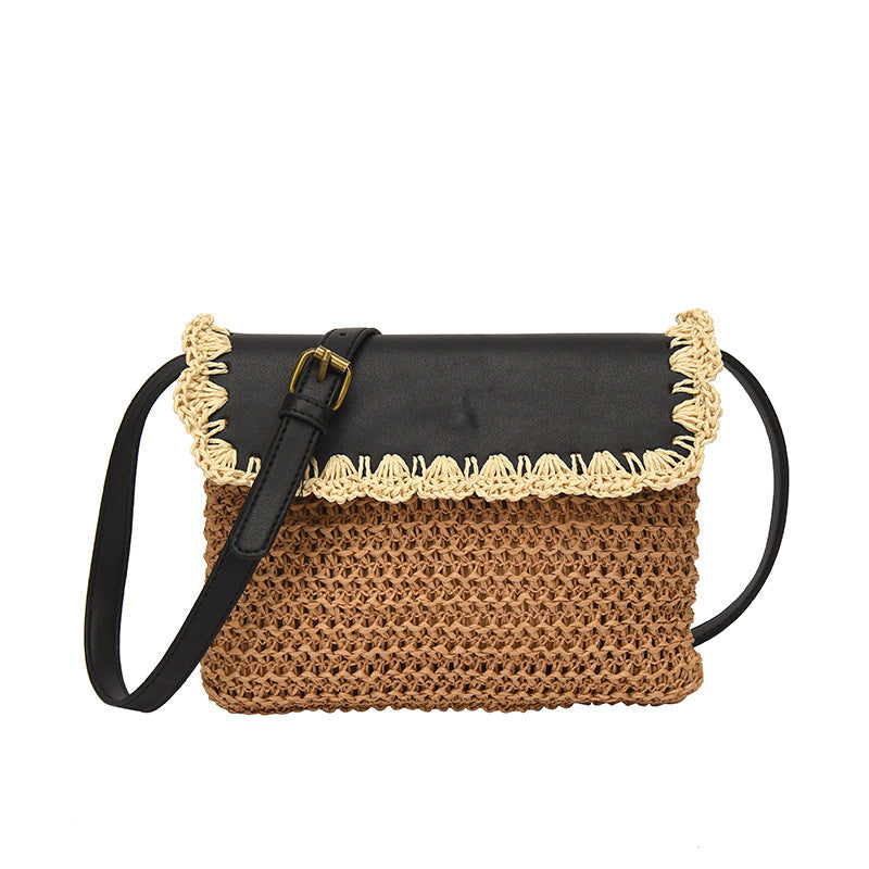 Women's Straw Beach Crossbody Bag