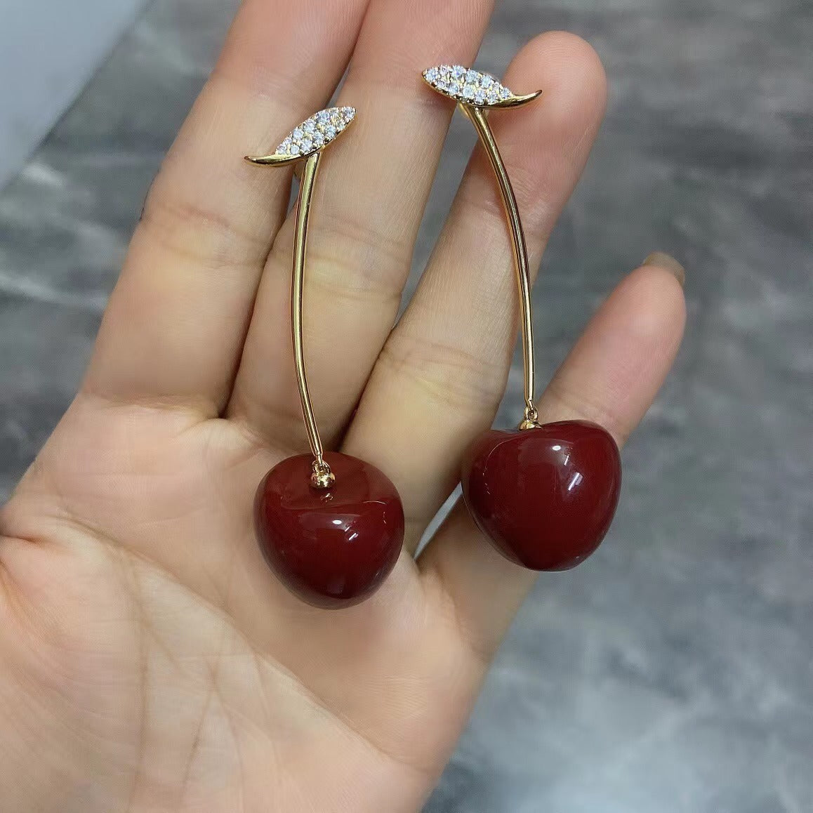 Sweet Cherry Earrings