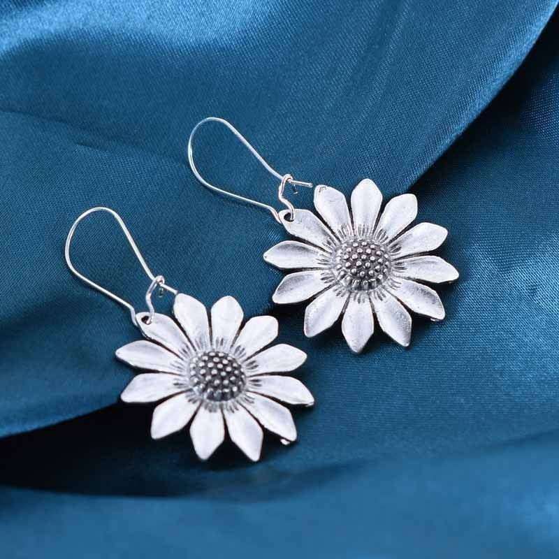 Sunflower Eardrops Earrings