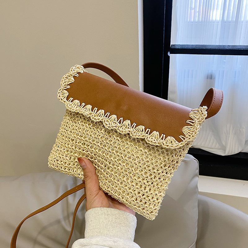 Women's Straw Beach Crossbody Bag