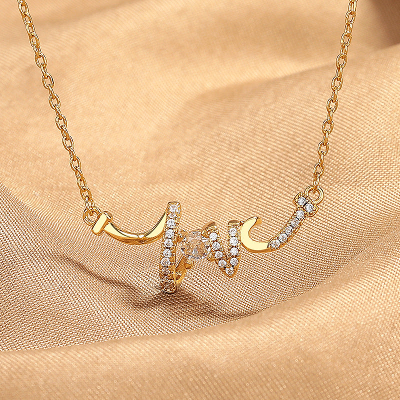 Light Luxury LOVE Necklace For Women