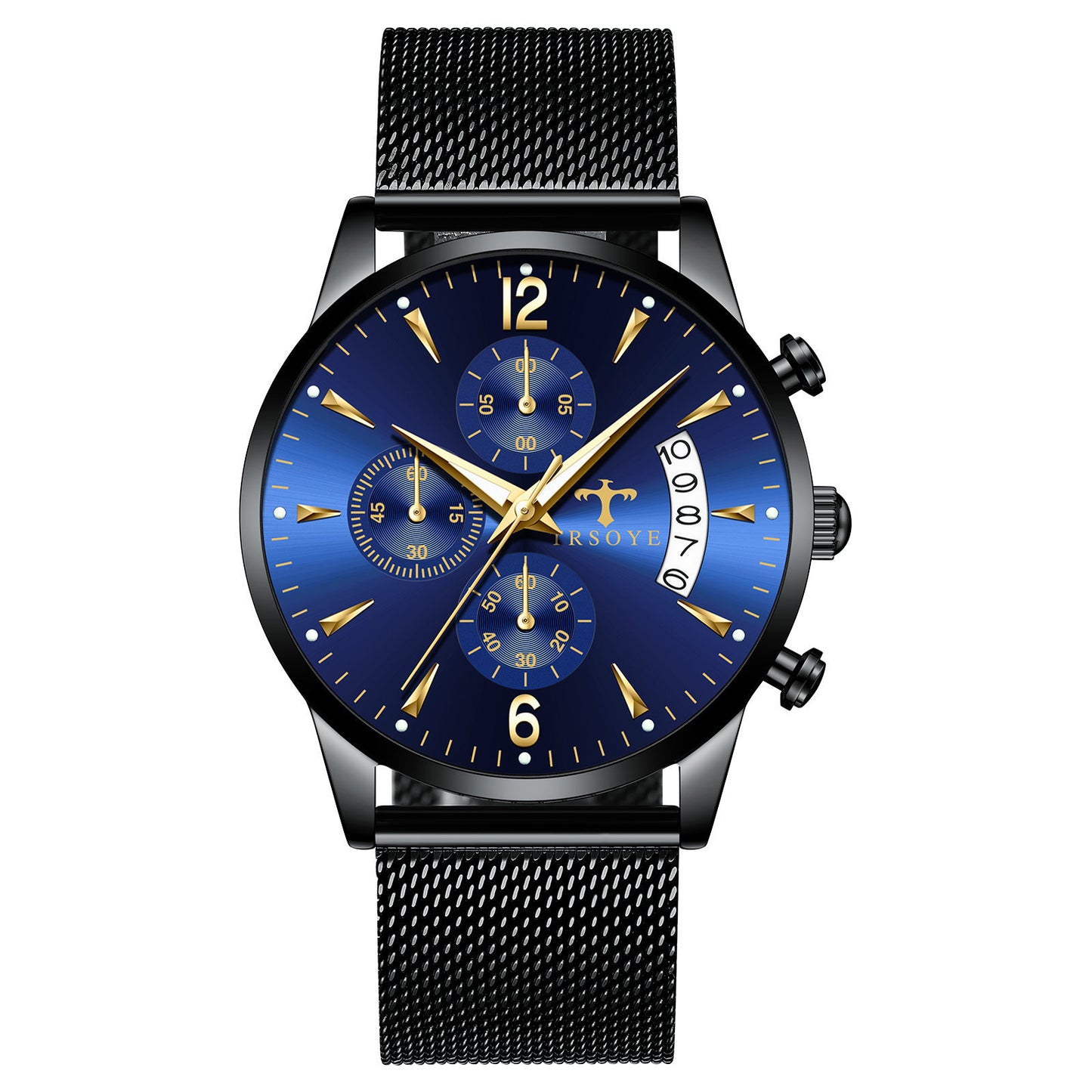 Men's Multi-functional Luminous Waterproof Quartz Watch.