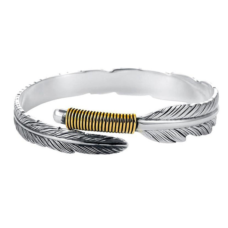 Retro Feather Men's Bracelet