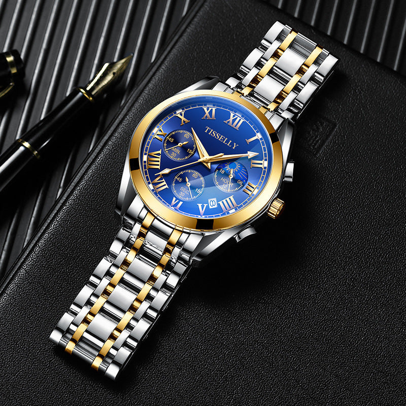 Men's Waterproof Luminous Quartz Watch