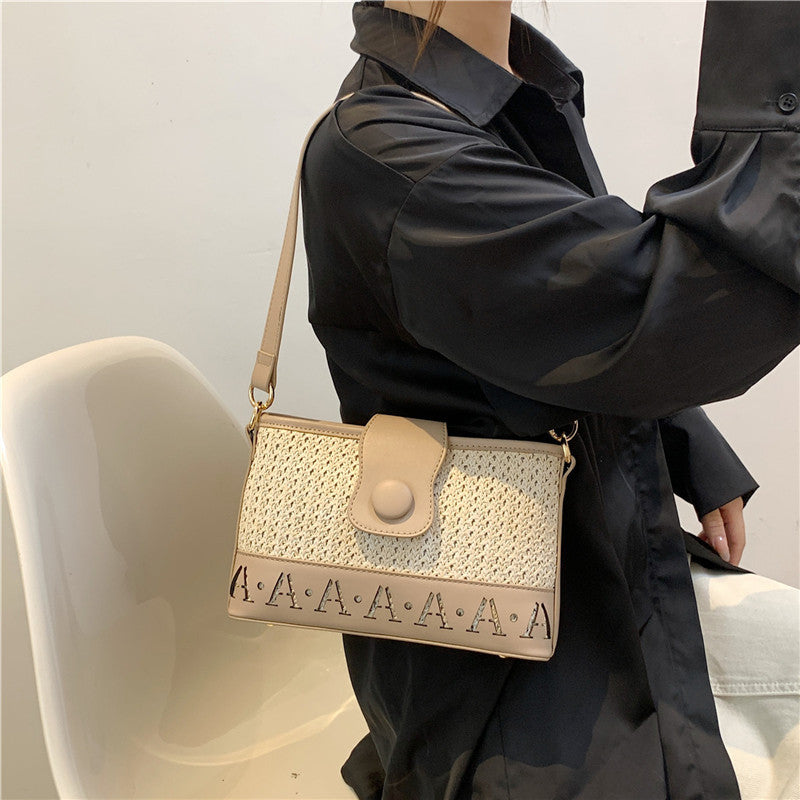 Summer Fashion Woven Niche Texture Shoulder Bag