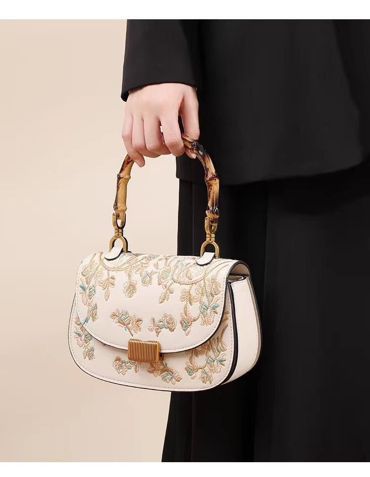 Chinese Style Embroidery Women's Cross-body Bag