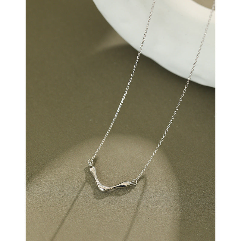 382 Korean Style S925 Sterling Silver Necklace