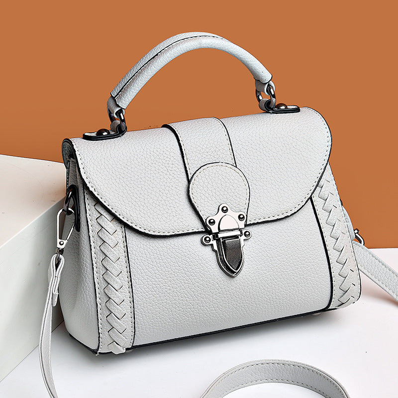 Retro Simple Shoulder Soft Leather Bag