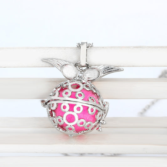 Multicolor Aromatherapy Ball Pendant Necklace