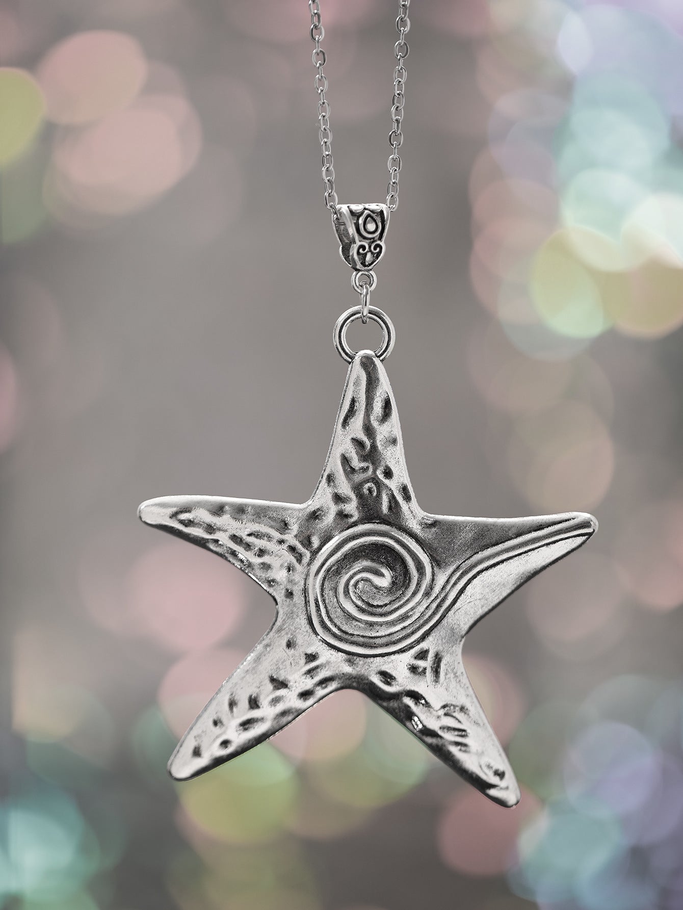 Sweet Cool Big Pentagram Pendant Necklace