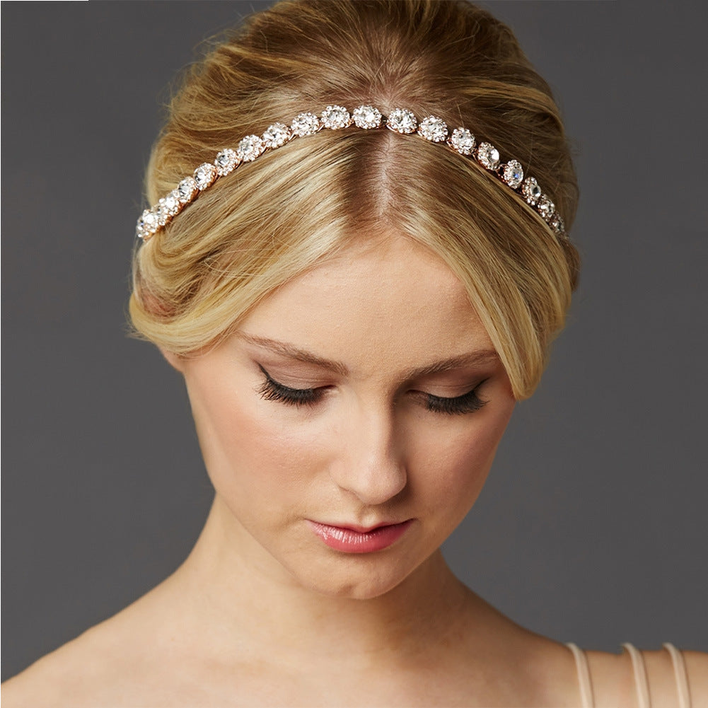 Bridal Rhinestone SUNFLOWER Hair Band