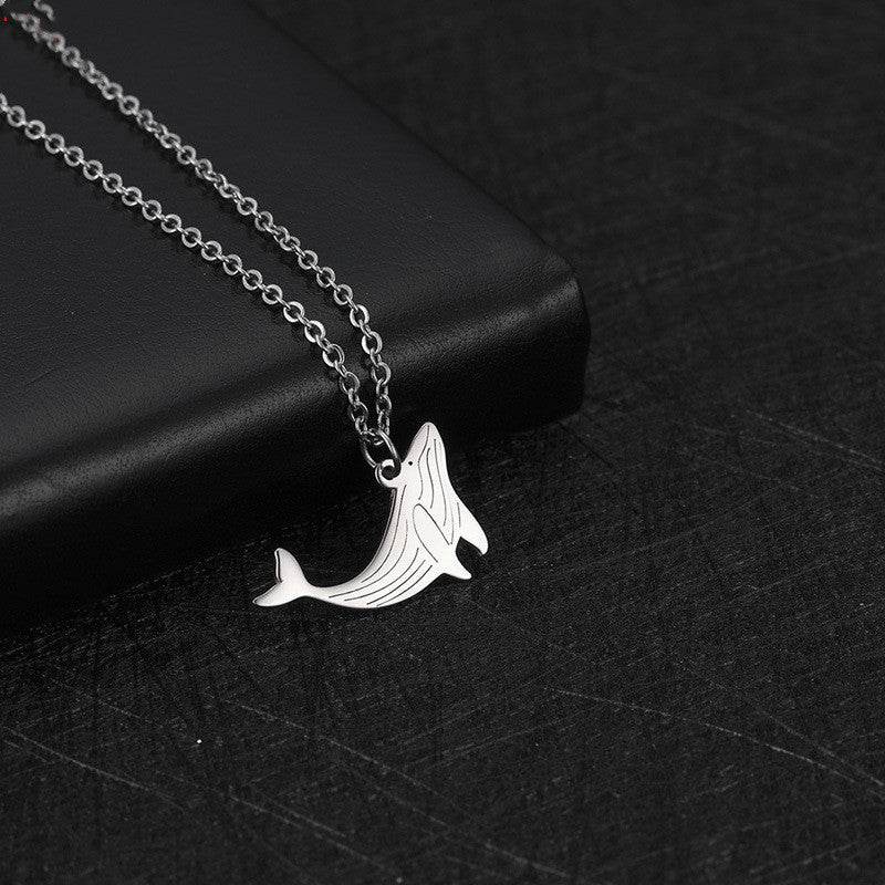 Sea World Animal Stainless Steel Pendant Necklace