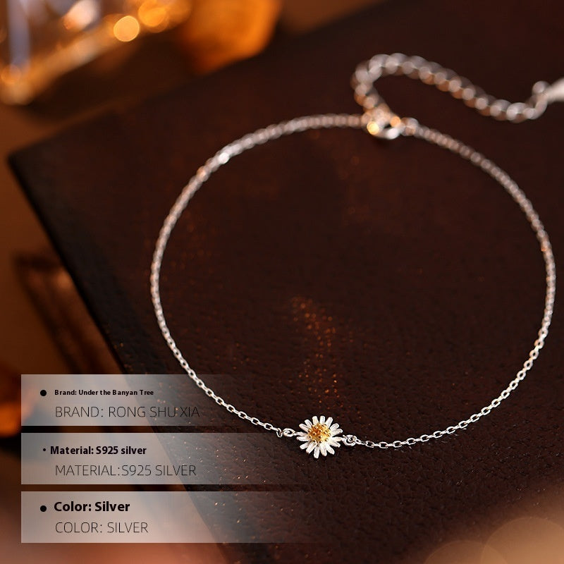 S925 Silver Mori Style Anklet