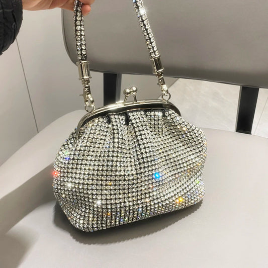 Women's Rhinestone Shoulder Messenger Bag