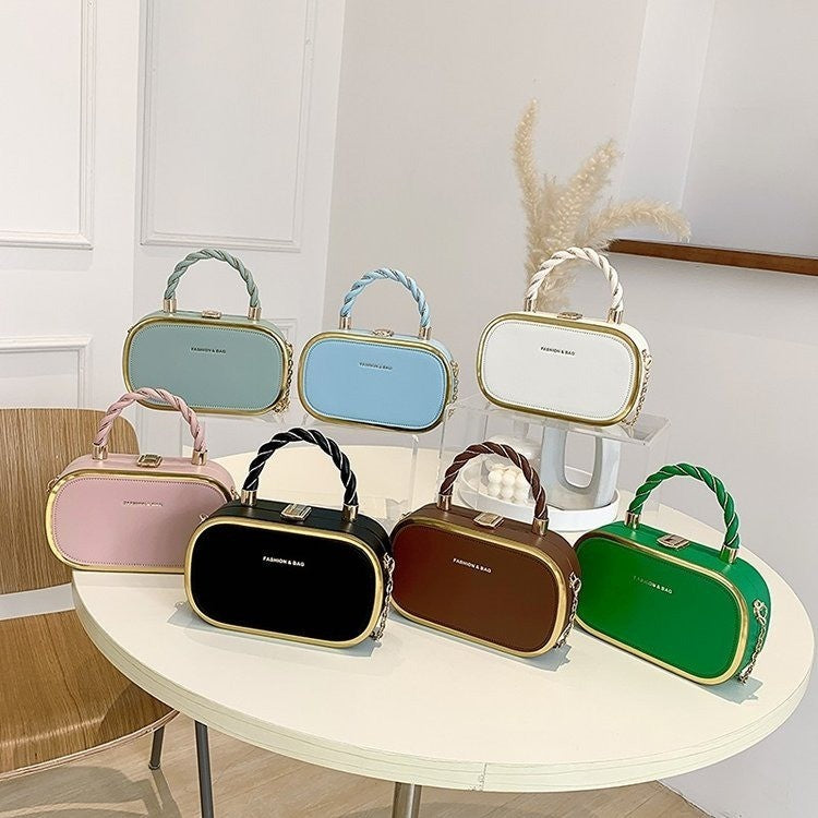 Fashion Simple Shoulder Candy Color Crossbody Bag