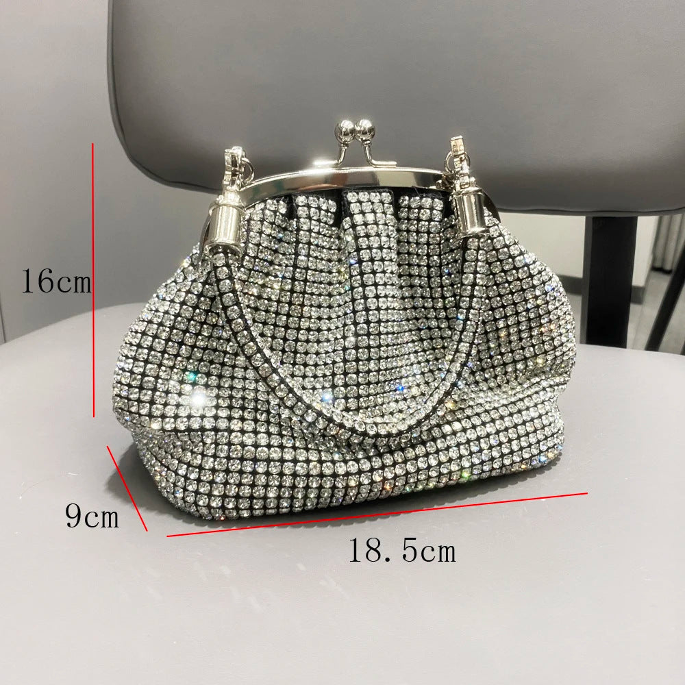 Women's Rhinestone Shoulder Messenger Bag