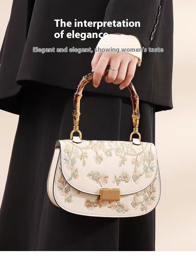 Chinese Style Embroidery Women's Cross-body Bag