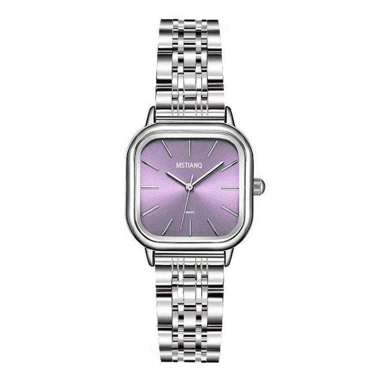 Simple Steel Belt Quartz Women's Watch