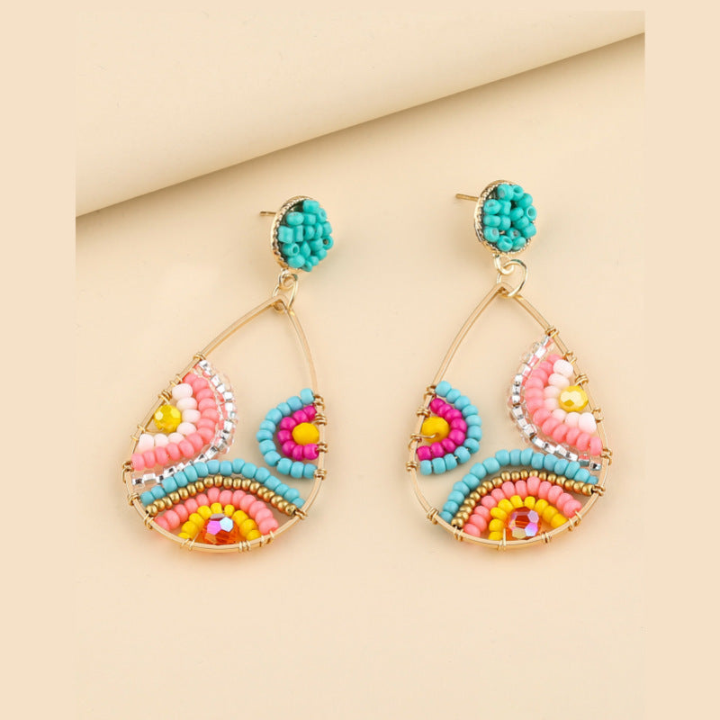 Bohemian Vintage Bead Earrings