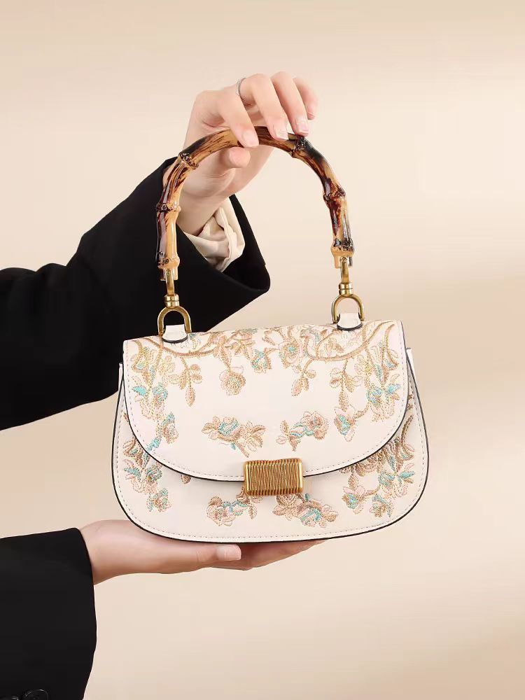 Chinese Style Embroidery Women's Cross-body Bag