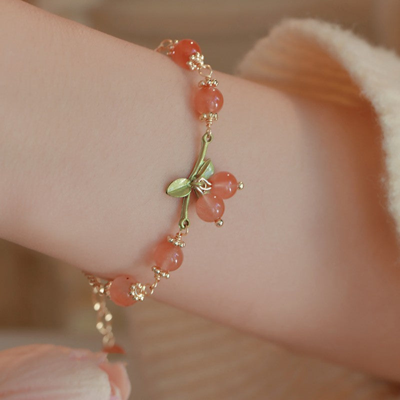 Mori Style Cherry Bracelet