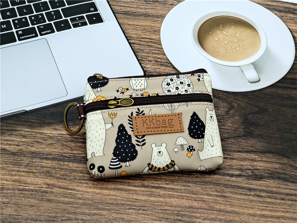 Printed Film Cartoon Change Purse