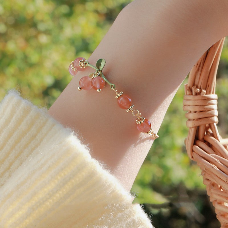 Mori Style Cherry Bracelet