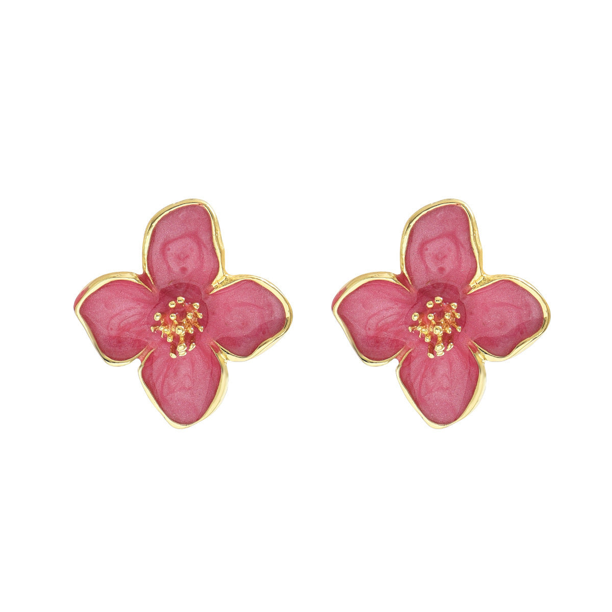 Women's Flower Stud Earrings